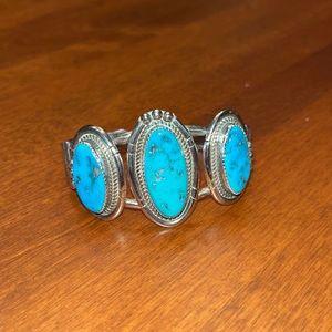Sterling Silver and Turquoise Bracelet